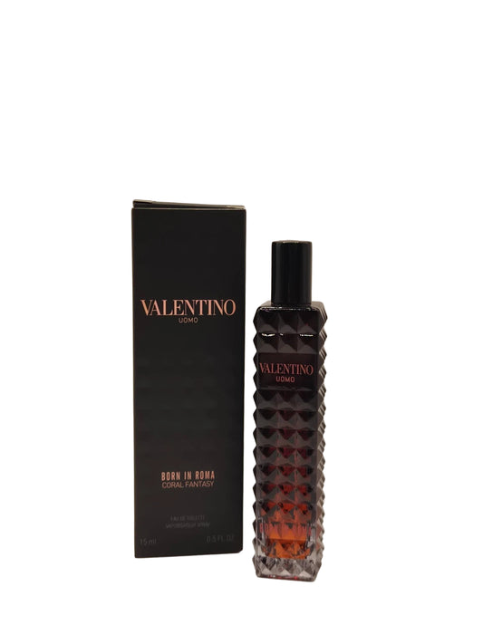 Valentino Uomo Born In Roma Coral Fantasy 15mL Travel Size Men's Cologne